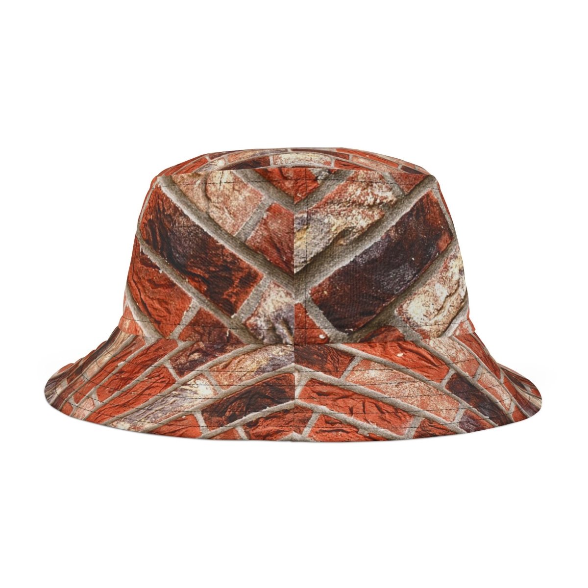 Stylish Brick Wall Pattern Bucket Hat - Trendy Summer Accessory 32677262705036901242 Earthbound Pacific
