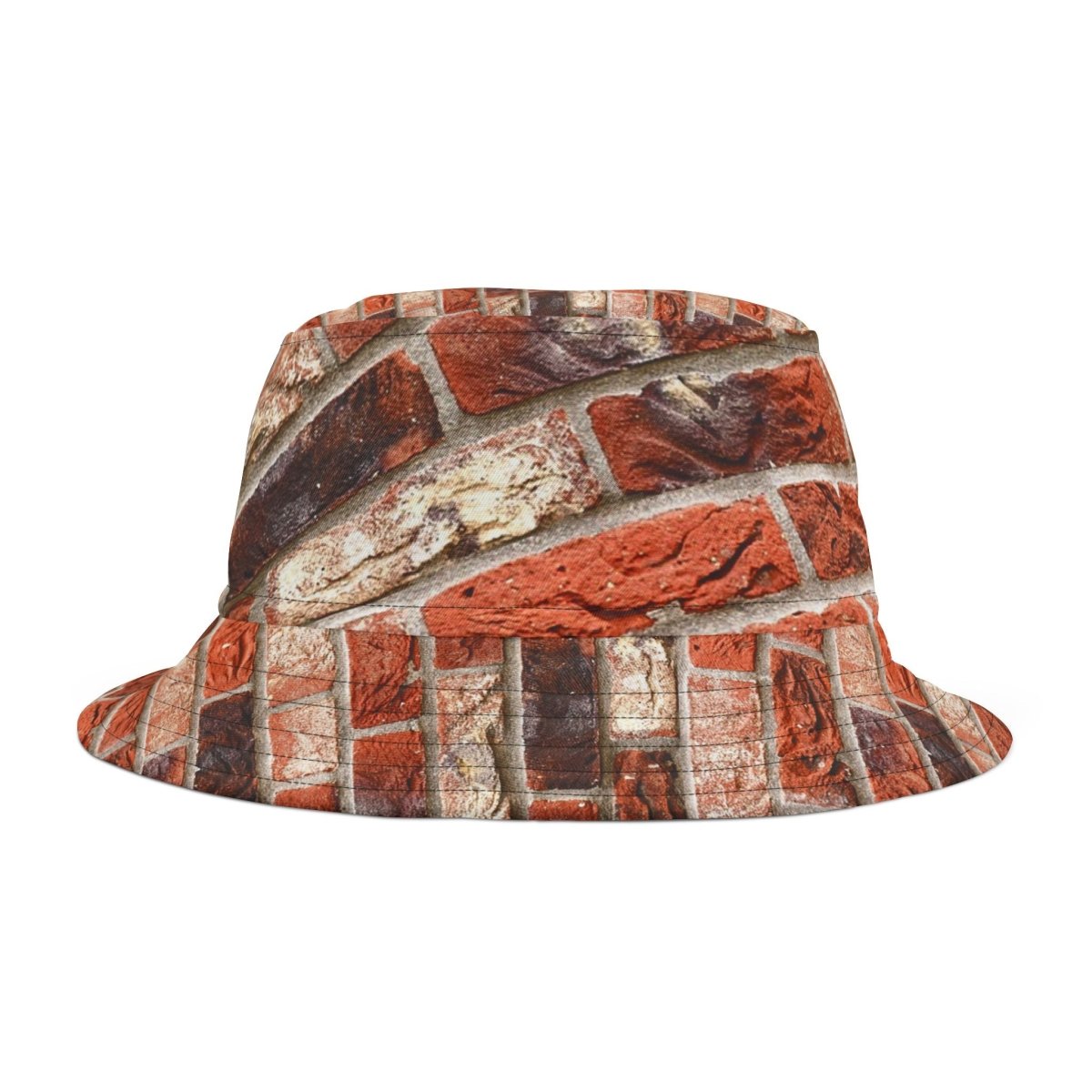 Stylish Brick Wall Pattern Bucket Hat - Trendy Summer Accessory 32677262705036901242 Earthbound Pacific