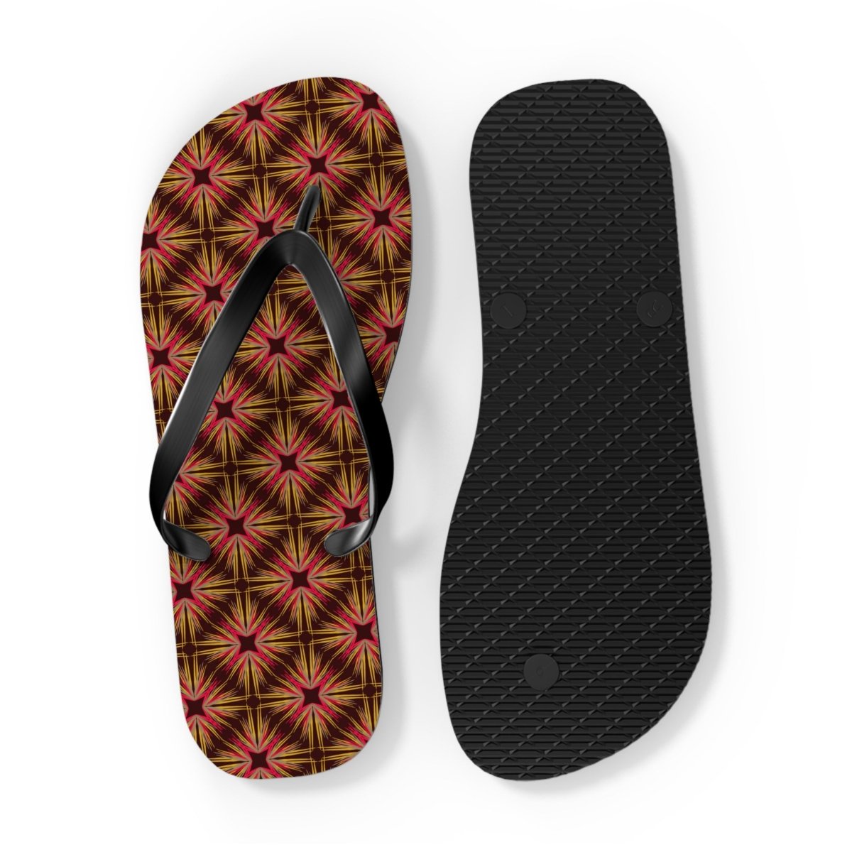 Summer Vibe Flip Flops, Bohemian Sandals 13824026749927085945 Earthbound Pacific