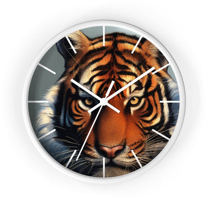 Tiger Face Designer Wall Clock - Earthbound Pacific