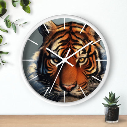 Tiger Face Designer Wall Clock - Earthbound Pacific