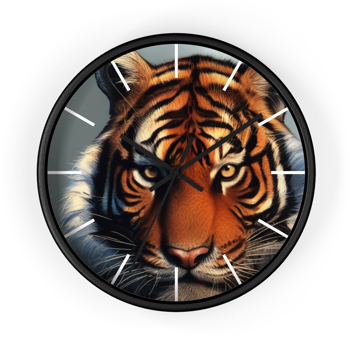 Tiger Face Designer Wall Clock - Earthbound Pacific