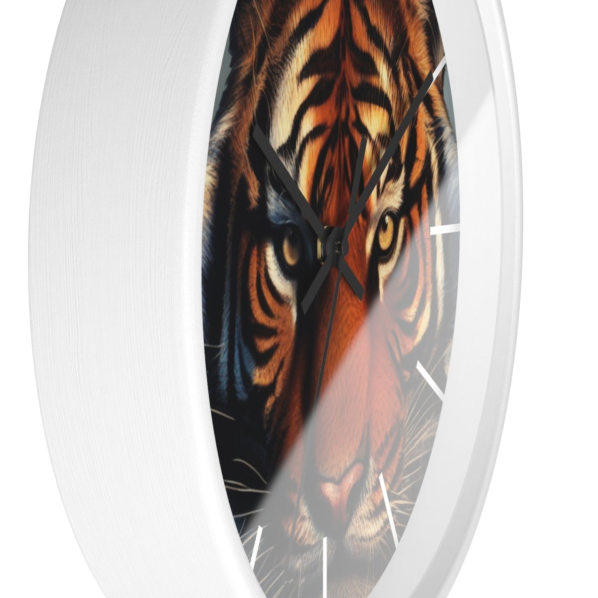 Tiger Face Designer Wall Clock - Earthbound Pacific