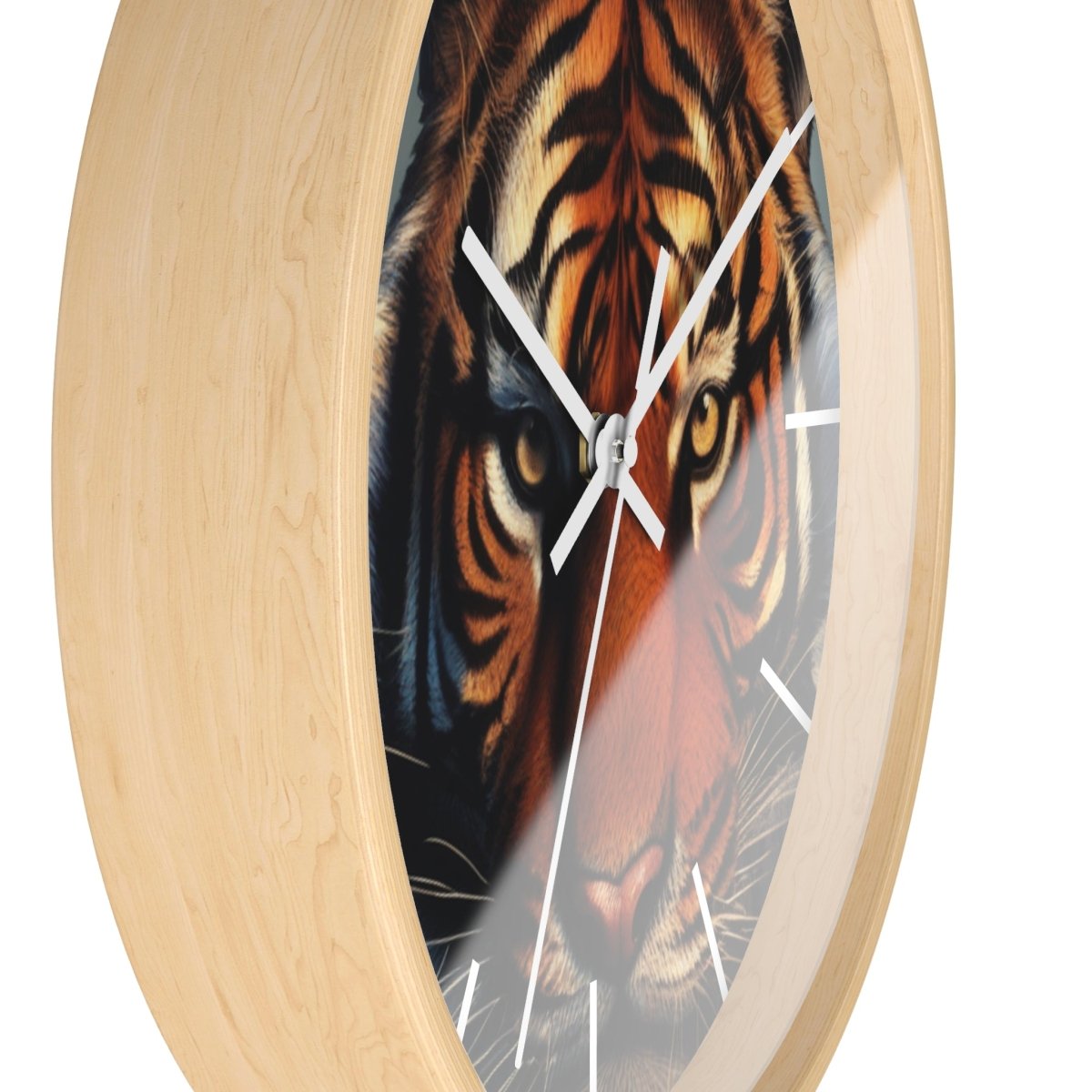 Tiger Face Designer Wall Clock - Earthbound Pacific