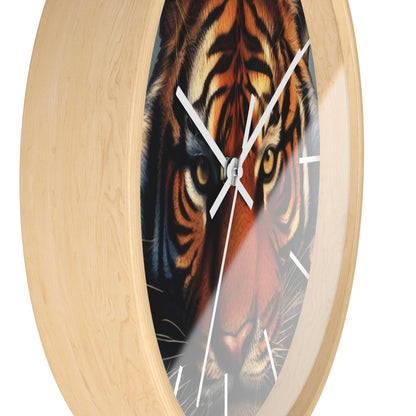 Tiger Face Designer Wall Clock - Earthbound Pacific