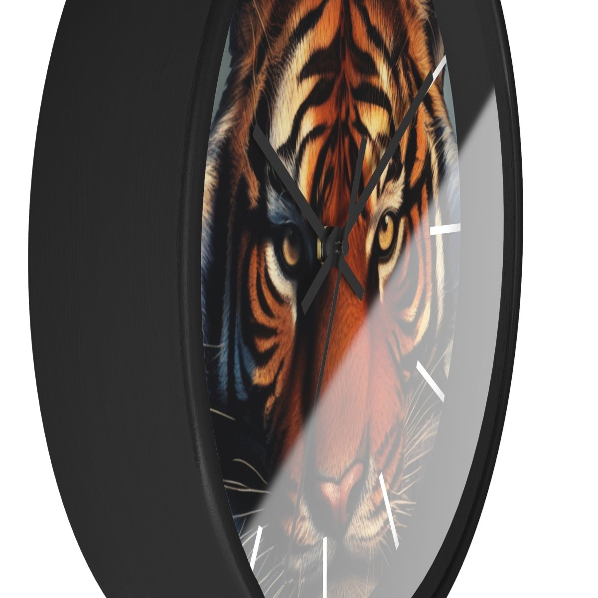 Tiger Face Designer Wall Clock - Earthbound Pacific