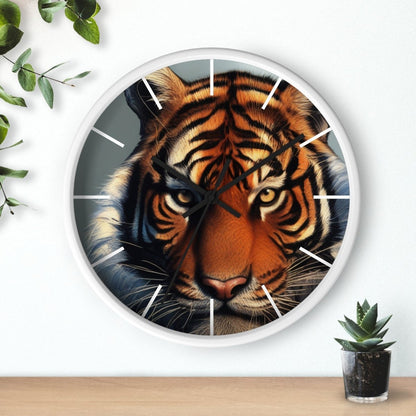 Tiger Face Designer Wall Clock - Earthbound Pacific