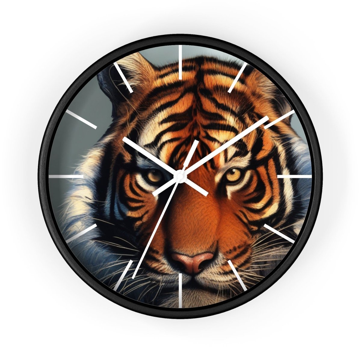 Tiger Face Designer Wall Clock - Earthbound Pacific