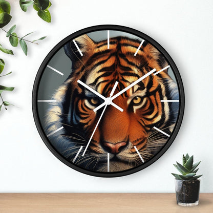 Tiger Face Designer Wall Clock - Earthbound Pacific