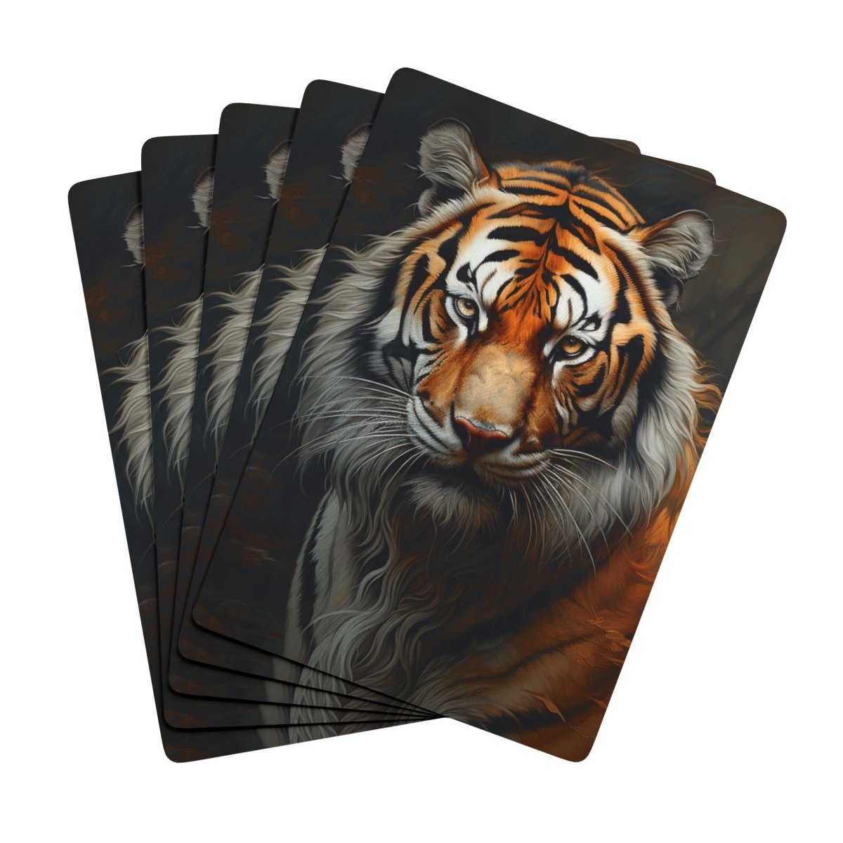 Tiger Poker Cards, Unique Playing Card Deck, Fun Game Night Supplies, Custom Poker Deck, Animal Lover Gift - Earthbound Pacific