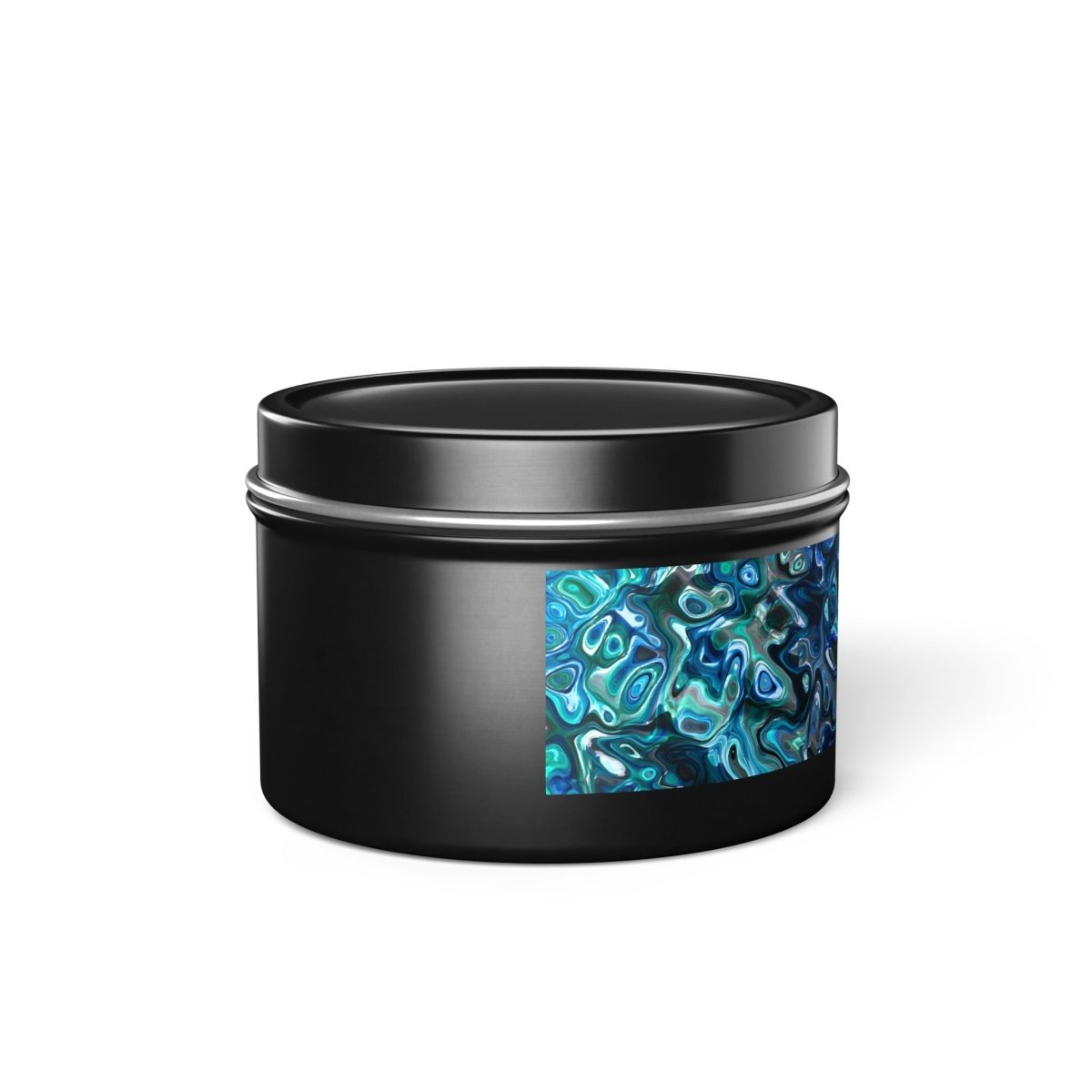Tin Candles, Ocean - Inspired New Zealand Paua Abalone Design Relaxing Home Decor - Earthbound Pacific