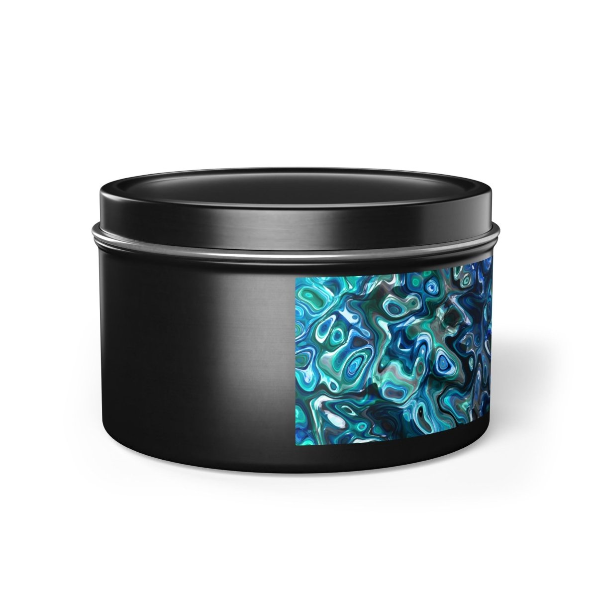 Tin Candles, Ocean - Inspired New Zealand Paua Abalone Design Relaxing Home Decor - Earthbound Pacific