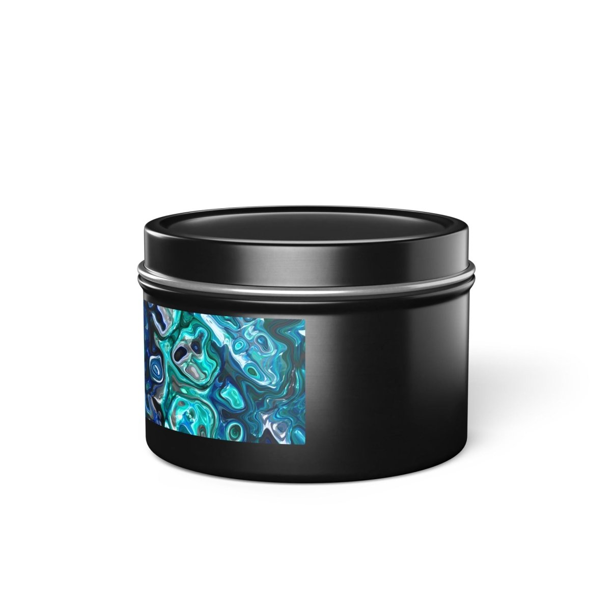 Tin Candles, Ocean - Inspired New Zealand Paua Abalone Design Relaxing Home Decor - Earthbound Pacific