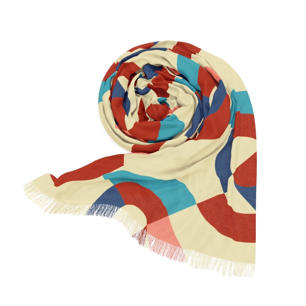 Trendy Light Scarf with Colorful Geometric Design 19716674070048395863 Earthbound Pacific