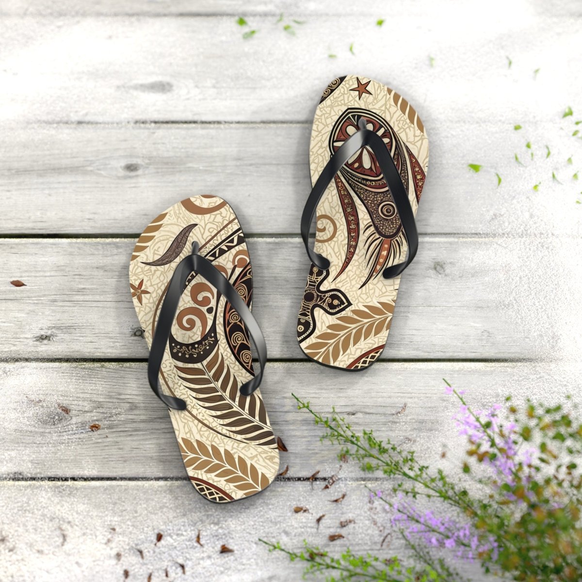 Tribal Spirit Flip Flops 52139262671505677118 Earthbound Pacific