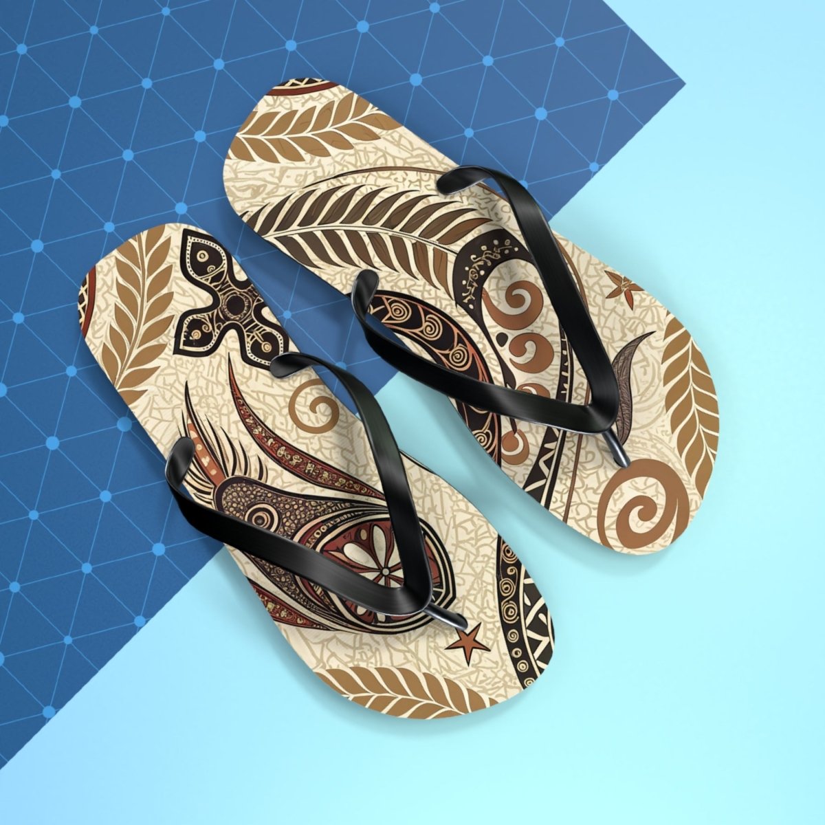 Tribal Spirit Flip Flops 52139262671505677118 Earthbound Pacific