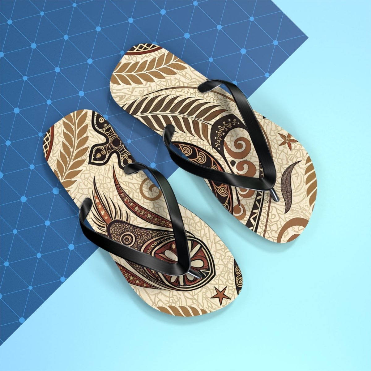 Tribal Spirit Flip Flops 52139262671505677118 Earthbound Pacific