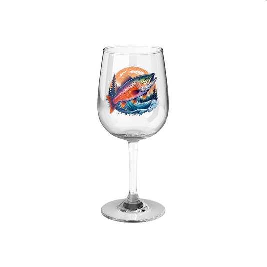 Trout Fishing Wine Glass - Earthbound Pacific