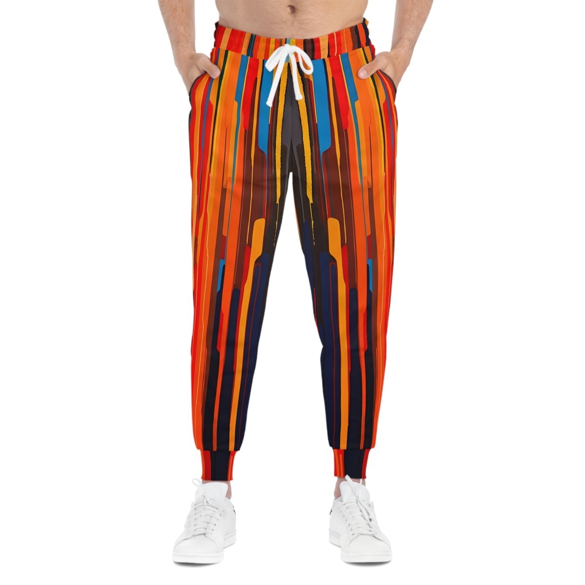 Unisex Multi Strip Joggers - Earthbound Pacific