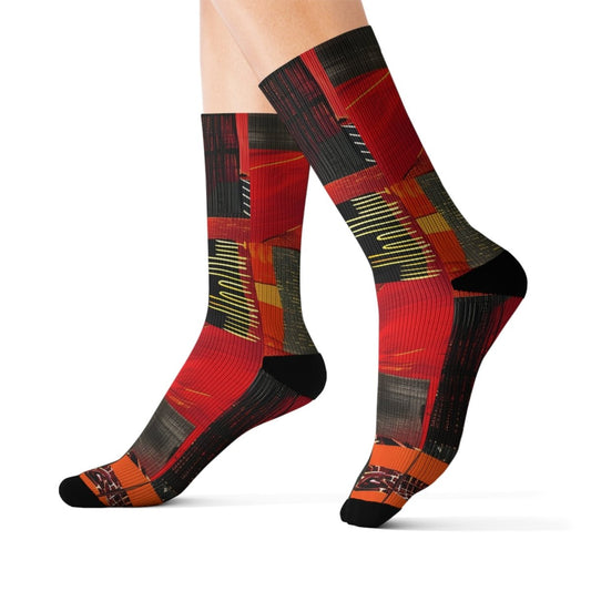 Unisex Socks African Tribal Design 18942467474943693157 Earthbound Pacific
