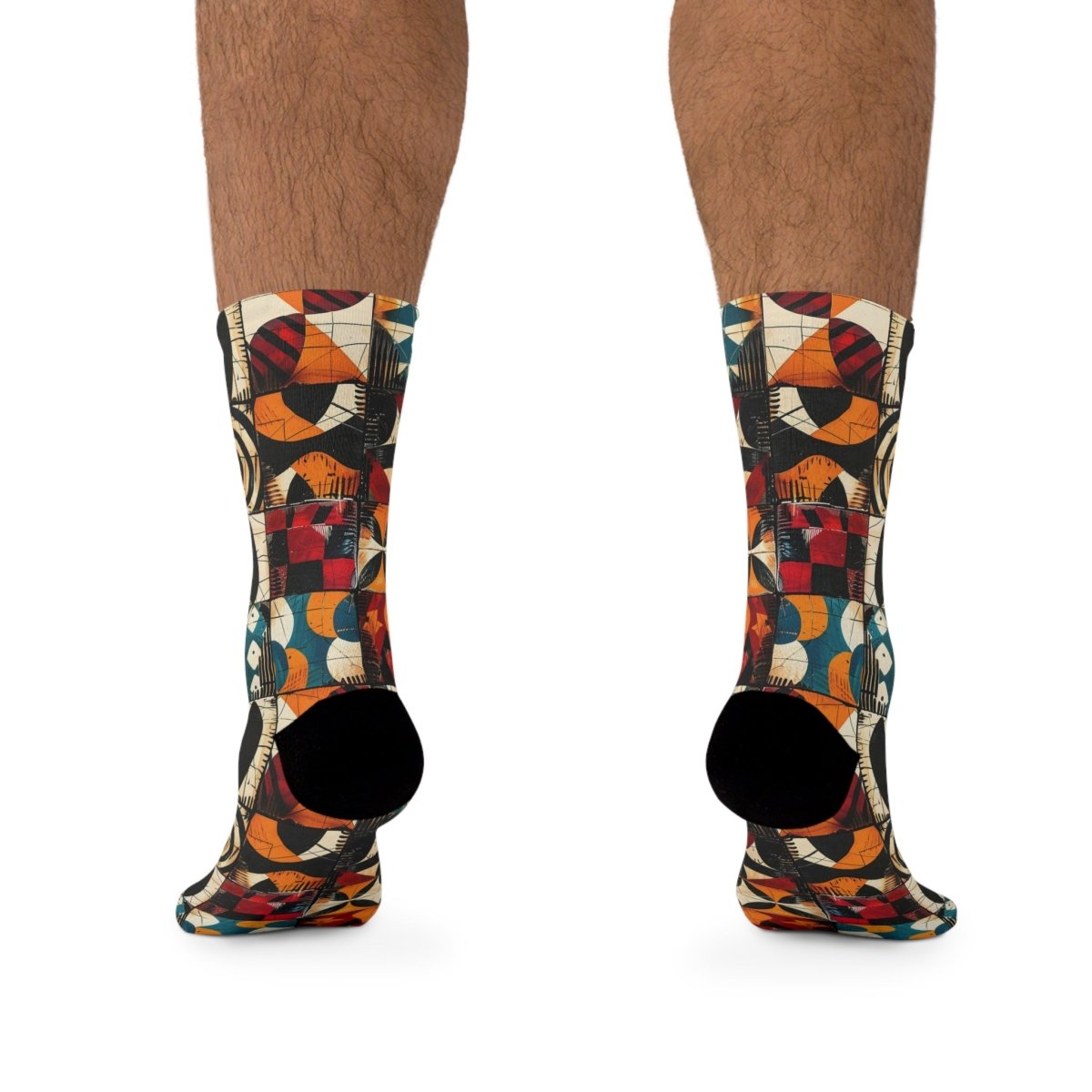 Unisex Socks African Tribal Design 4 - Eco Friendly Recycled Poly 22831225621003826921 Earthbound Pacific