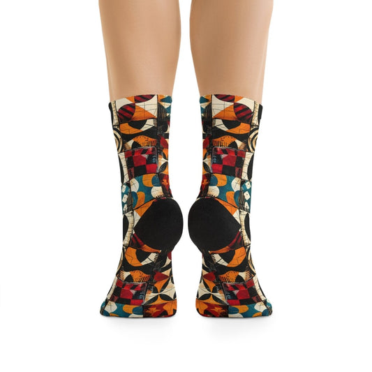Unisex Socks African Tribal Design 4 - Eco Friendly Recycled Poly 22831225621003826921 Earthbound Pacific