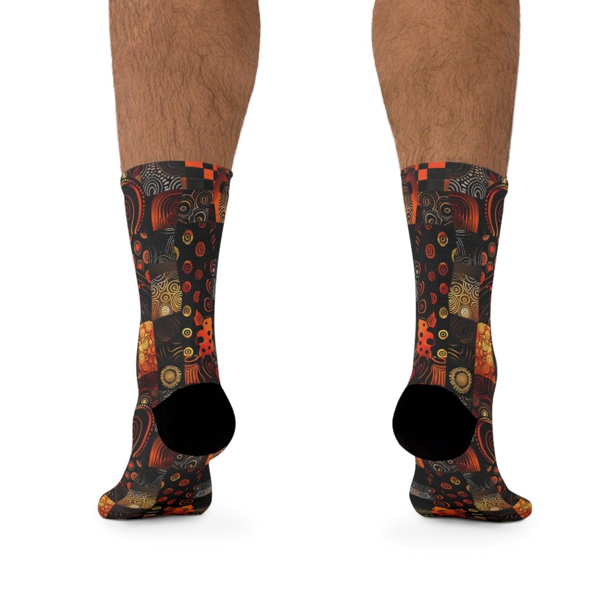 Unisex Socks African Tribal Design  8 - Eco Friendly Recycled Poly 13714927275447303220 Earthbound Pacific