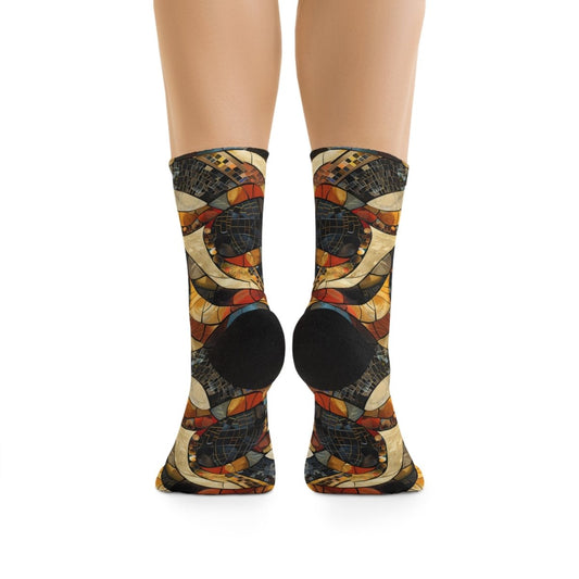Unisex Socks African Tribal Design - Eco Friendly Recycled Poly 14939133463243784440 Earthbound Pacific
