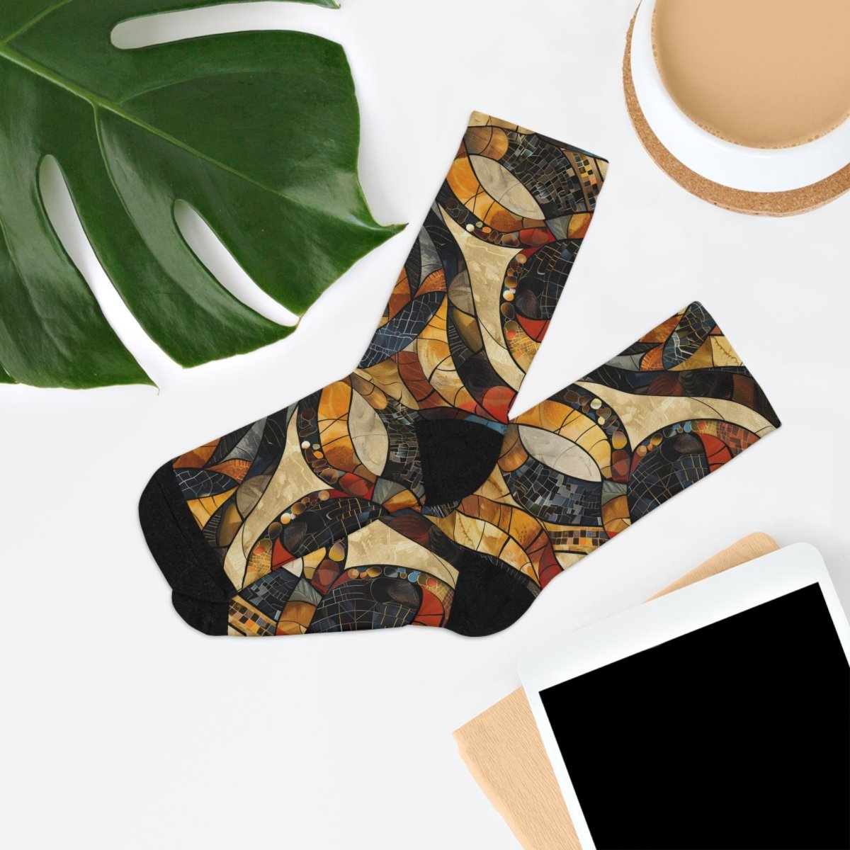 Unisex Socks African Tribal Design - Eco Friendly Recycled Poly 14939133463243784440 Earthbound Pacific