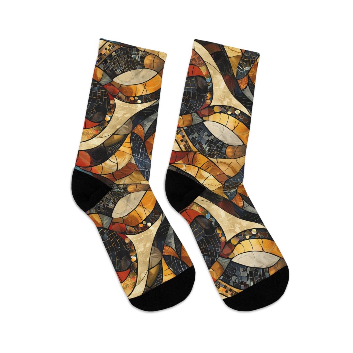 Unisex Socks African Tribal Design - Eco Friendly Recycled Poly 14939133463243784440 Earthbound Pacific
