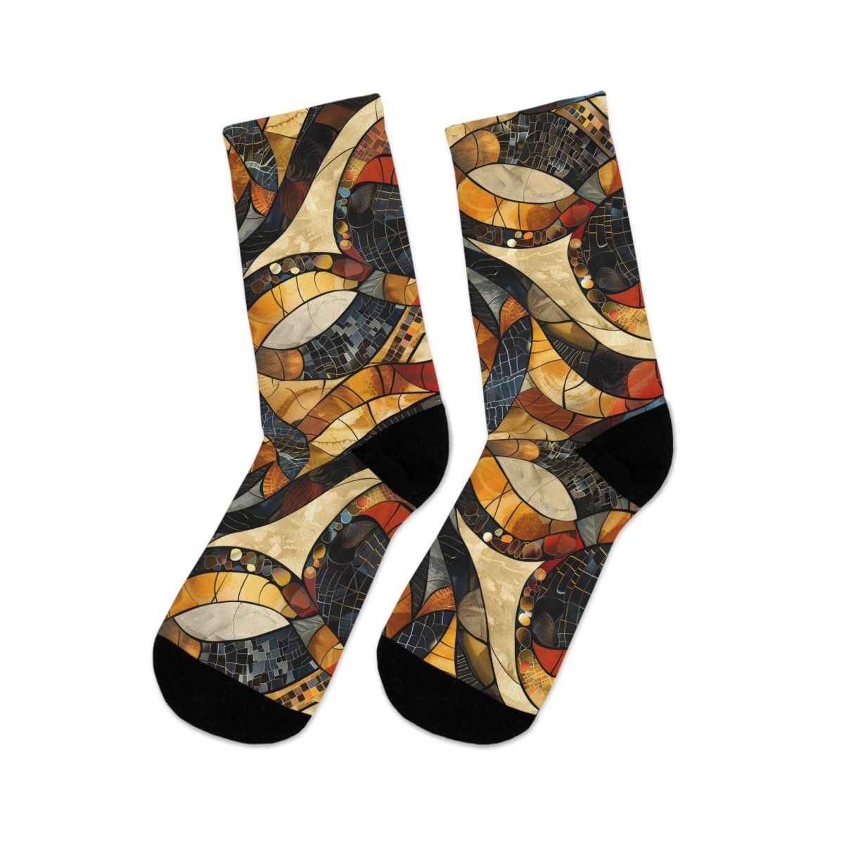 Unisex Socks African Tribal Design - Eco Friendly Recycled Poly 14939133463243784440 Earthbound Pacific