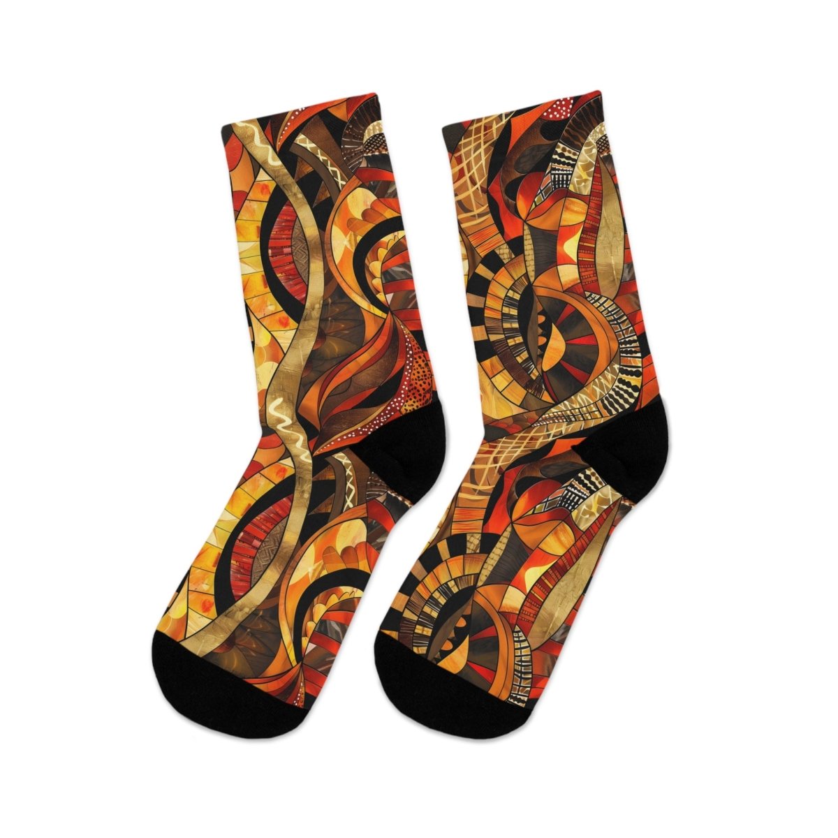 Unisex Socks African Tribal Design - Eco Friendly Recycled Poly 16963904540902268194 Earthbound Pacific