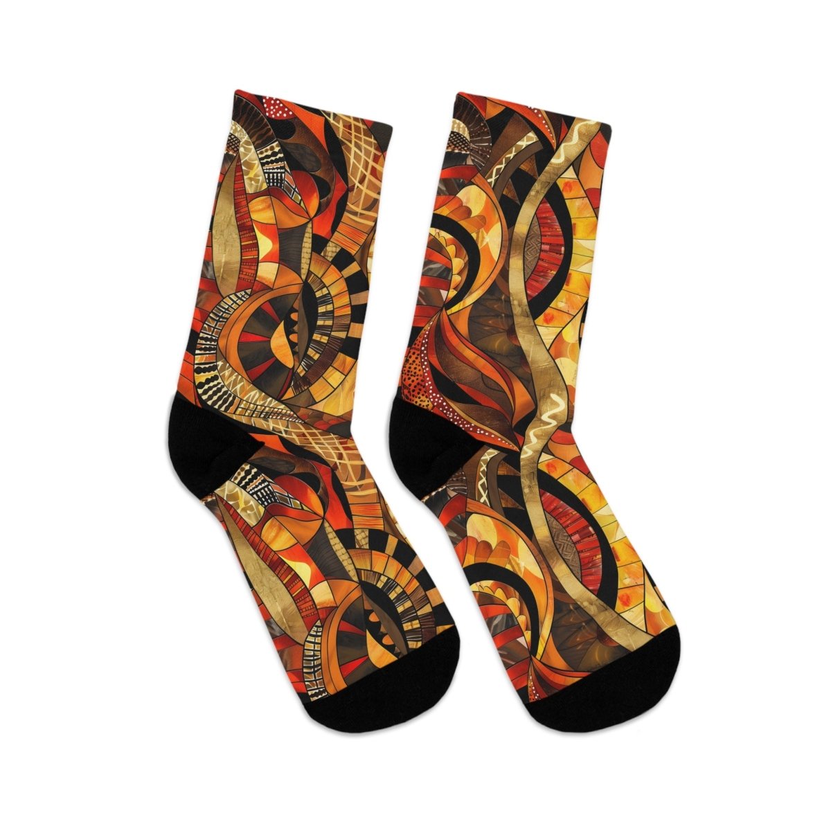 Unisex Socks African Tribal Design - Eco Friendly Recycled Poly 16963904540902268194 Earthbound Pacific