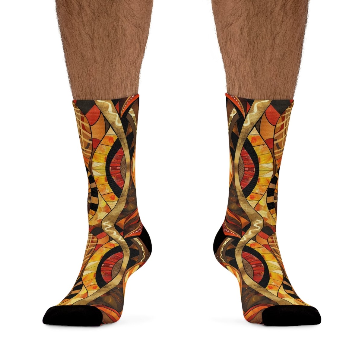 Unisex Socks African Tribal Design - Eco Friendly Recycled Poly 16963904540902268194 Earthbound Pacific