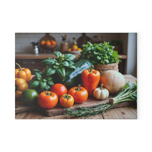 Vegetable Glass Cutting Board - Perfect for Cooking Enthusiasts and Home Chefs 24198268325153534136 Earthbound Pacific