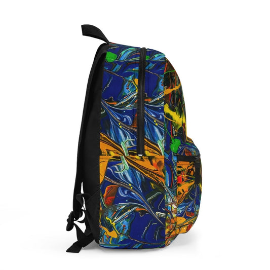 Vibrant Art Backpack, Colorful Paint Splatter Design 98969649632246643741 Earthbound Pacific