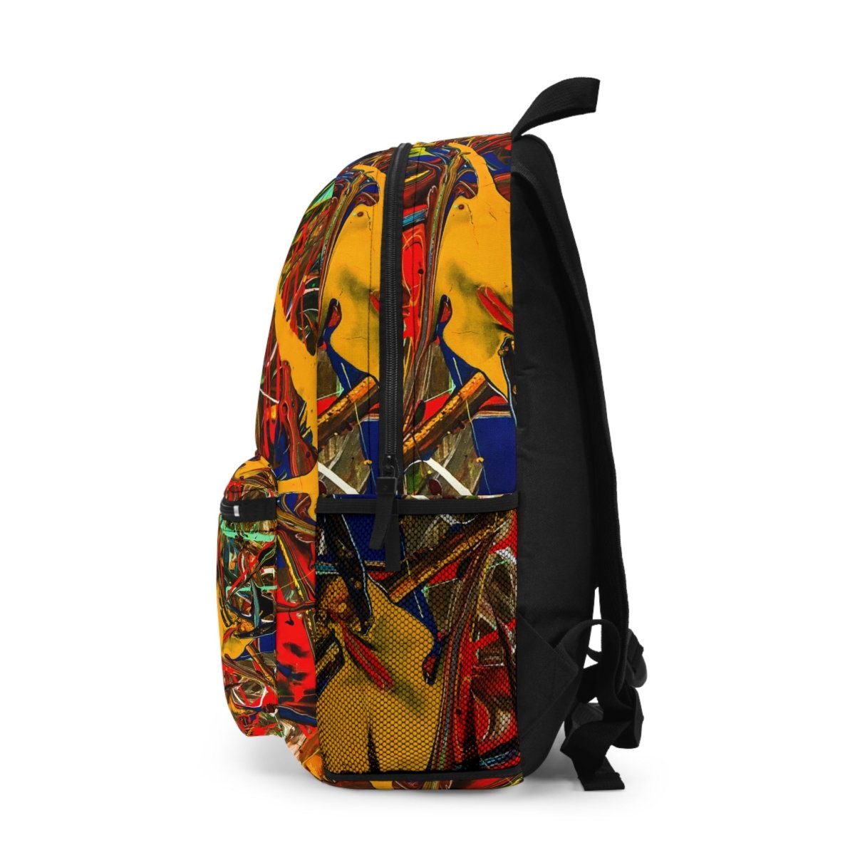Vibrant Art Backpack, Colorful Paint Splatter Design 98969649632246643741 Earthbound Pacific