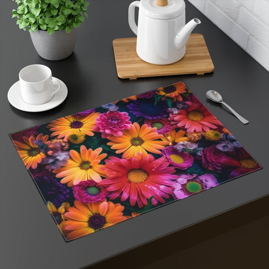 Vibrant Floral Placemat - Beautiful Colorful Flower Design for Dining 27668970809988620741 Earthbound Pacific