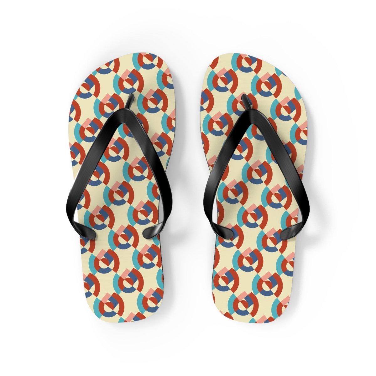 Vibrant Patterned Flip Flops 11580028614823302430 Earthbound Pacific