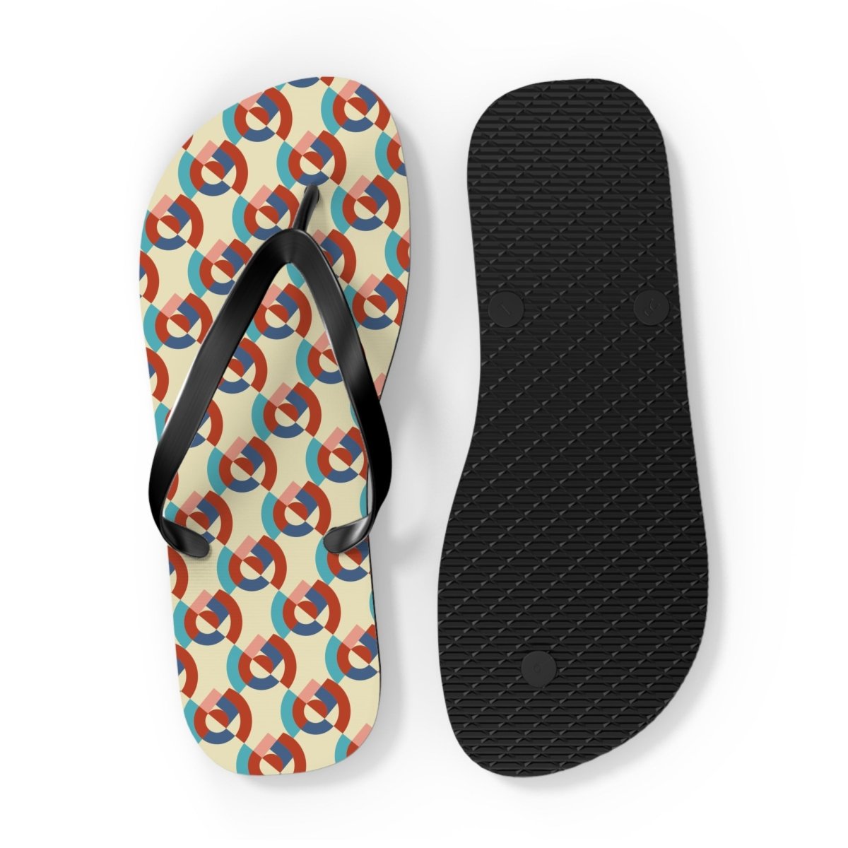 Vibrant Patterned Flip Flops 27223510321013097604 Earthbound Pacific