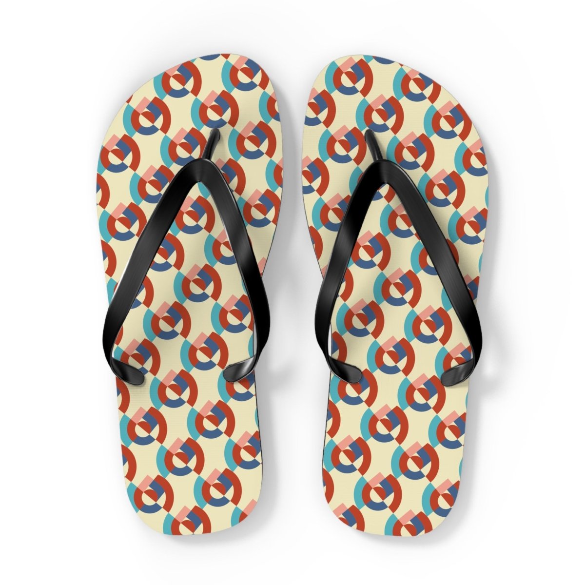 Vibrant Patterned Flip Flops 27223510321013097604 Earthbound Pacific