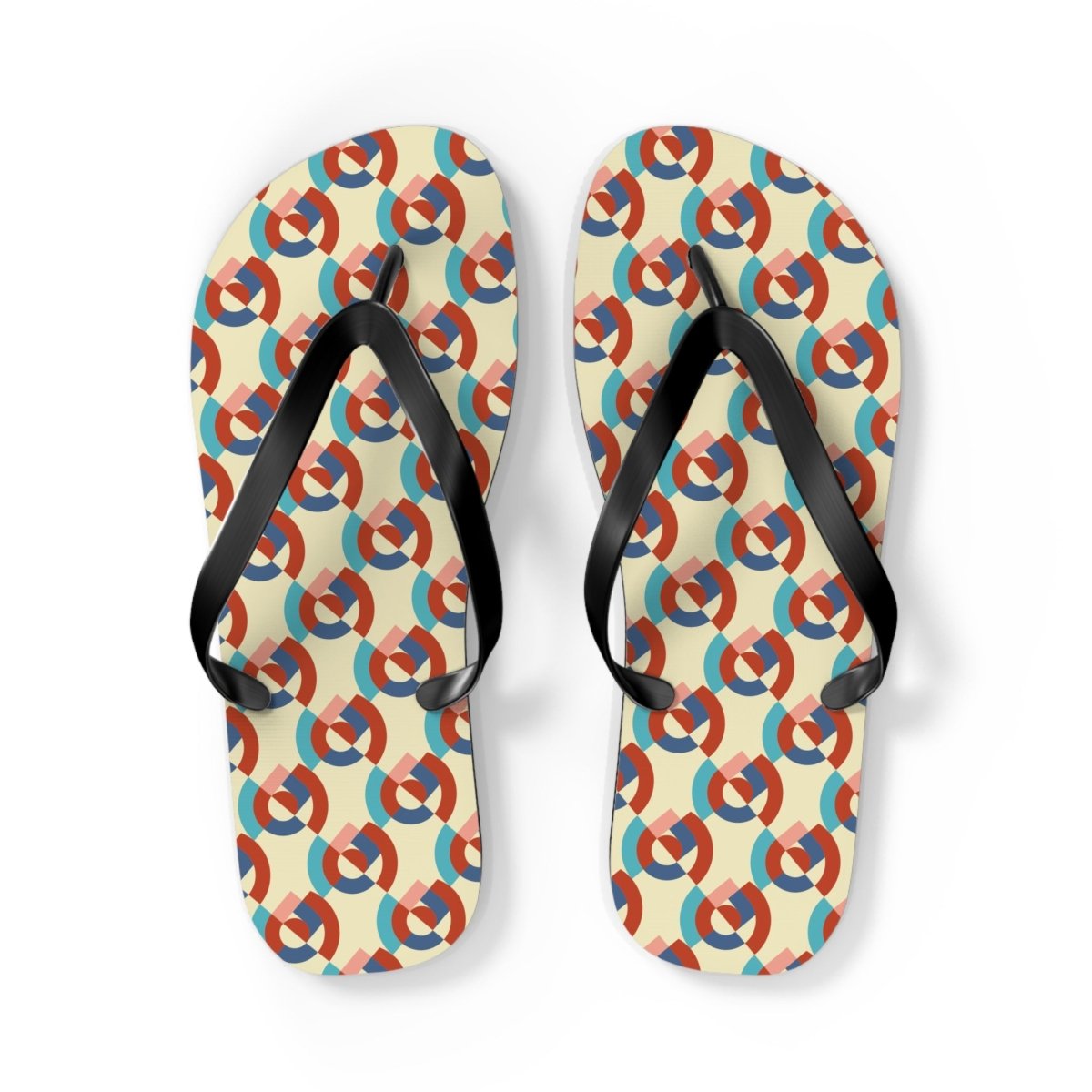 Vibrant Patterned Flip Flops 86521482613165410764 Earthbound Pacific