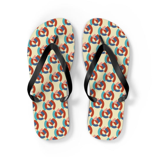 Vibrant Patterned Flip Flops 86521482613165410764 Earthbound Pacific