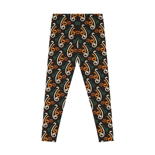 Vibrant Patterned Leggings for Active Lifestyle 22371916165188403020 Earthbound Pacific