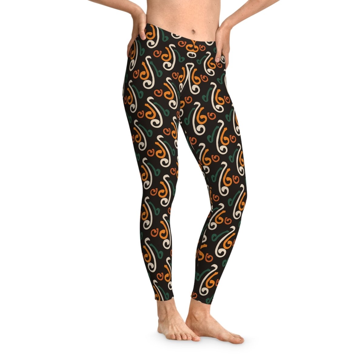 Vibrant Patterned Leggings for Active Lifestyle 22371916165188403020 Earthbound Pacific