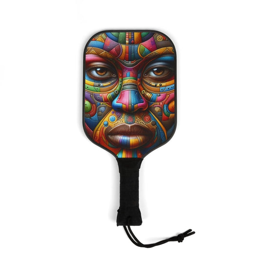 Vibrant Pickleball Paddle Set with Unique Afrocentric Design 20699625366181167535 Earthbound Pacific