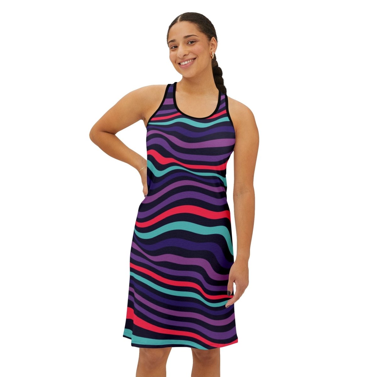 Violet Wave Racerback Dress - Earthbound Pacific