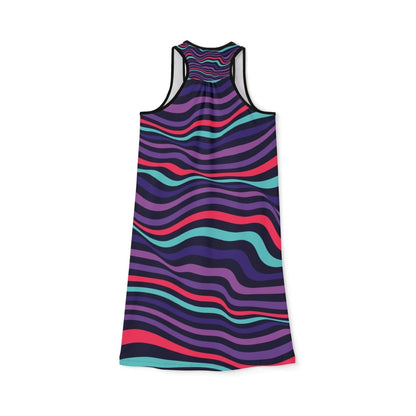 Violet Wave Racerback Dress - Earthbound Pacific