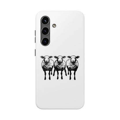 We Three Sheep Custom phone Tough Phone Cases - Earthbound Pacific