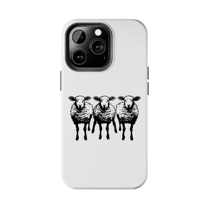 We Three Sheep Custom phone Tough Phone Cases - Earthbound Pacific